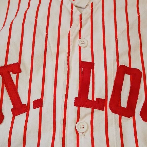 Vintage Chalk Line USA Red Stripe St.Louis  Baseball Jersey Size XLarge - Picture 6 of 8